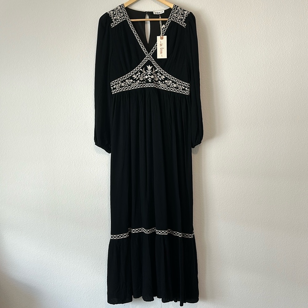 Kara Embroidered Maxi
